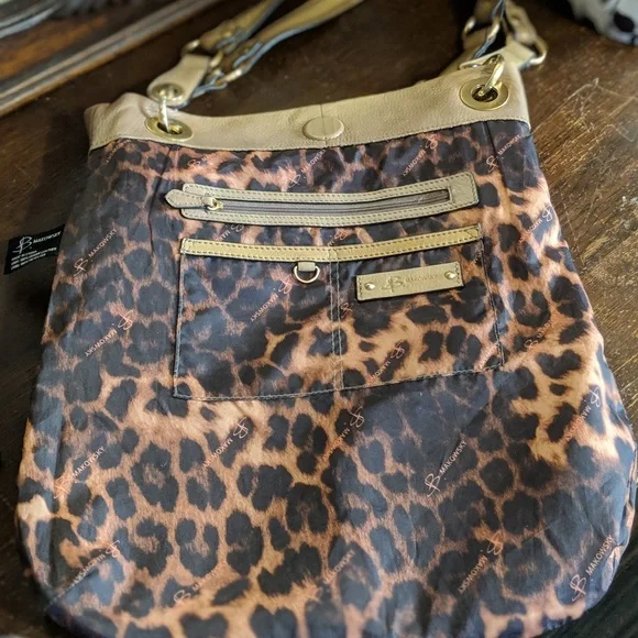 B Makowsky Hopo bag leather Over Size purse - Picture 5 of 8